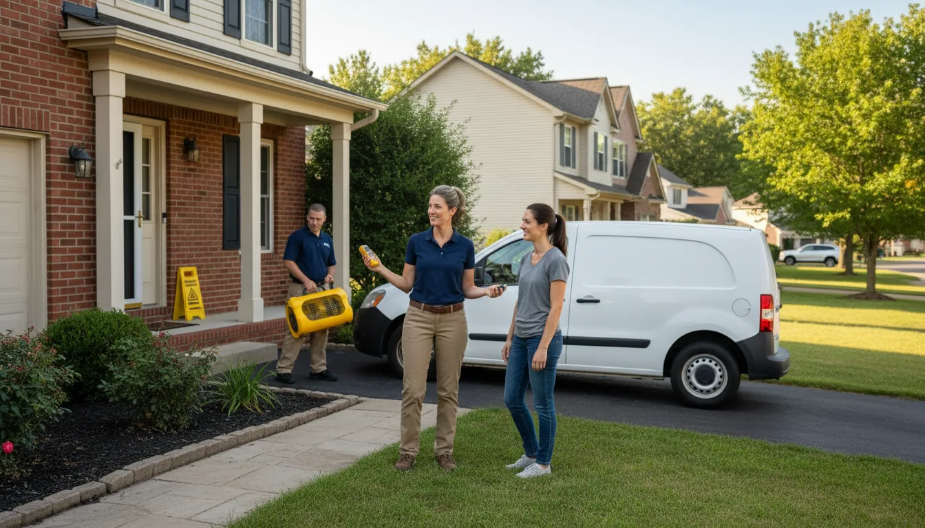 Water restoration image for Water Damage & Restoration Services in Seaford, DE